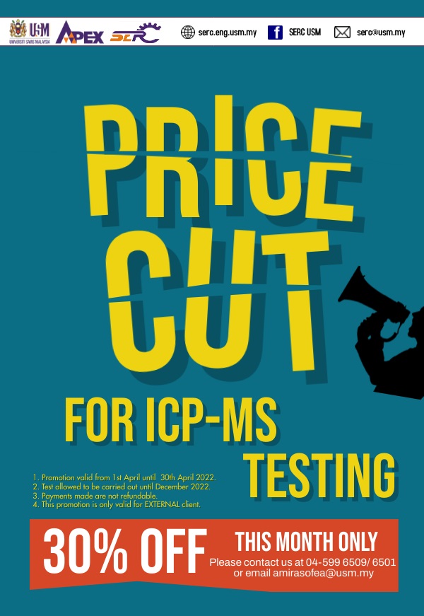 Price Cut ICP MS External April Promotion